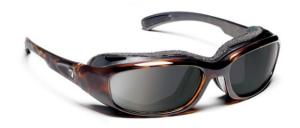 7 Eye Churada- SharpView Dark Tortoise Sunglasses, S-M 160641