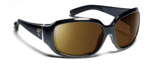 7 Eye Mistral- Glossy Black Sunglasses, S-M 580542