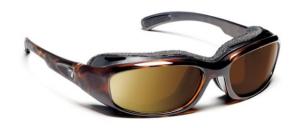 7 Eye Churada- SharpView Dark Tortoise Sunglasses, S-M 160654