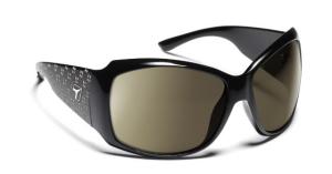 7 Eye Signature Series Natasha Sunglasses - Women's, SharpView Polarized Copper Lens, Glossy Black Frame, 840554