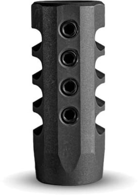 Christensen Arms Nitride Side-Baffle Brake, .243 Caliber, Black, Medium, 1/2-28, 810-00015-02 696528092964