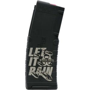 Black Rain Ordnance 30 Round AR-15 Magazine 5.56 NATO Let it Rain Bullets MAG30LETITRAINB