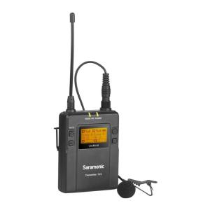 Saramonic TX9 96-Channel Digital UHF Wireless Bodypack Transmitter with Lavalier Mic in Black UWMIC9TX9