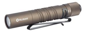 Olight i3T TIR 180 Lumens Keychain Flashlight | Desert Tan | LAPoliceGear.com 6972378120328
