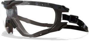 Edge Eyewear Super 64 - Black Frame / Clear Vapor Shield Lens / TPR Gasket, Black Frame, XSS611-TPR 697920026236