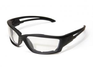 Edge Tactical Eyewear Blade Runner Sunglasses, Soft-Touch Matte Black Frame / Clear Shield Lens, GSBR611