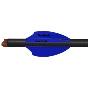 Flex Fletch Silent Knight 200 FLEX2 2 in. 100 pk., Blue, SK-200-BLU-100 SK200BLU100