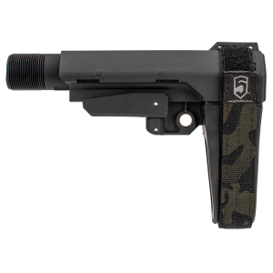 SB Tactical SBA3 Adjustable Pistol Brace With Buffer Tube, Multicam Black - SBA3-01-P5MC-SB