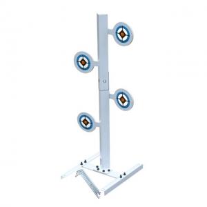 Do All Outdoors Range Ready .45 Handgun Dueling Tree w/ Tension Lock Technology, White, RRDT45