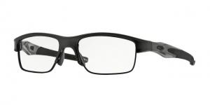 Oakley Crosslink Switch Single Vision Prescription Eyeglasses 312802-53 - Pewter Frame