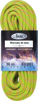 Beal Rando 8 mm Rope, Yellow, 30m, 493509