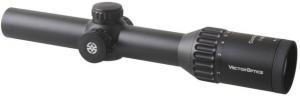 Vector Optics Continental 1-6x24mm IR Rifle Scope, German 4 Reticle, Black, SCOC-23 700381148987
