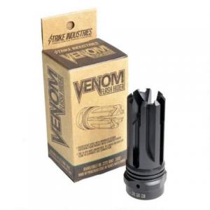 Strike Industries Black AR-15 Venom Flash Hider Muzzle Device .223 Rem/5.56 NATO Threaded 700598350500