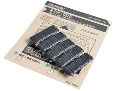 Strike SIMLOKCOVERV MLok Cover V2 Polymer Black 5 Pack