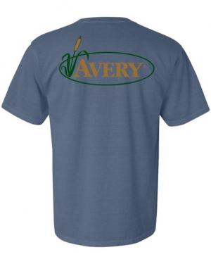 Avery Outdoors Avery Signature Short Sleeve Tee - Men's, Blue Jean, Large, 43207 700905432073