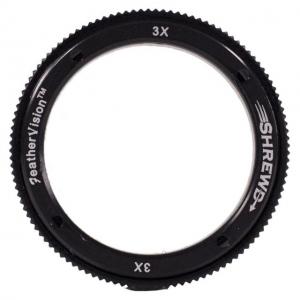 Shrewd 3x Lens w/ Housing Verde Vitri 29mm Mini Mag, Black, SMLHMM3X