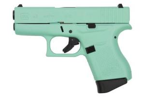 Glock 43 9mm Single Stack 3.41in Barrel Eggshell Blue 6rd PI-43502-01EB PI-43502-01EB