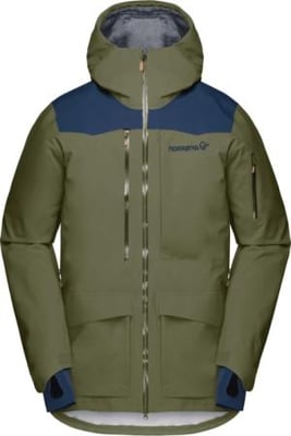 Norrona Tamok Gore-Tex Pro Jacket - Men's, Olive Night, Medium, 1201-19-3301-M