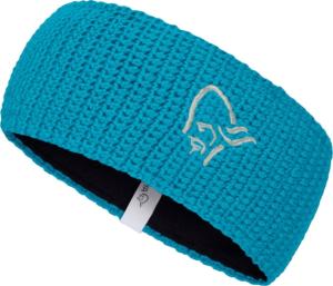Norrona Logo Headband, Hawaiian surf/Indigo Night, Small, 1461-14-6609-S