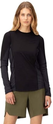 Norrona Senja Equaliser Lightweight Long Sleeve Shirt - Women's, Caviar Black, Large, 5824-23 7718 L
