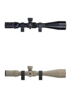 Monstrum G1 6-24x50mm Rifle Scope, 30mm Tube, FFP, Illuminated Rangefinder Reticle, Adjustable Objective, Black, FFPS62450-H 704715312518
