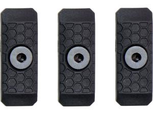 Slate Black Industries M-LOK 1-Slot Rail Cover Polymer 3PK - 248946