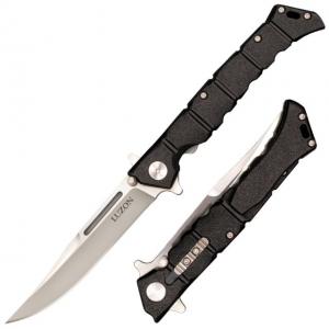 Cold Steel Medium Luzon 9in Fixed Blade Knife, Black/Silver, 20NQL 705442017752