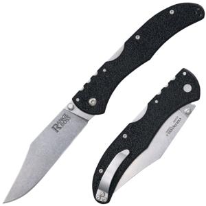 Cold Steel Range Boss Lockback Folding Knife, Flat Dark Earth Zytel Handle, 5.25 Closed, 4 Satin Finish 4034 Stainless Clip , CS-20KR9 705442019855