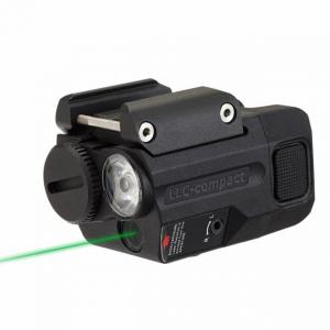 Beamshot LLC-compact Green Laser Sight and Tactical Light Combo, 5 mW/520 nm, 200 Lumen Tactical Light, 1 x CR2 Battery, Black, 157-94018G