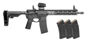 Springfield SAINT Victor V2 Gear Pac 5.56mm 10rd,11.50" Black Melonite Barrel, M-Lok Handguard, Black Hardcoat Anodize Aluminum Receiver Picatinny Rail 