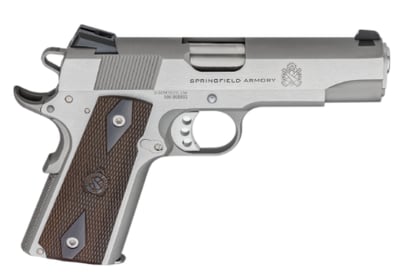 Springfield 1911 Garrison Firstline 4.25" .45 ACP 7rd Pistol, 3 Mags, Stainless 706397985561