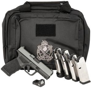 Springfield Armory Hellcat Elite OSP Gear Up Package Black / Grey 9mm 3.7&quot; Barrel 15-Rounds w/ 5 Mags, Red Dot HCP9379BOSPCT