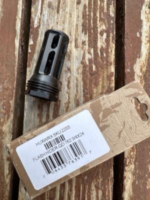 HUXWRX FLOW 762 FLASH HIDER - 3/4x24 FLOW 762 FLASH HIDER - 3/4x24