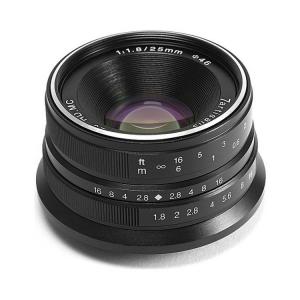 7artisans Photoelectric 25mm f/1.8 Manual Focus Fixed Lens for Sony E-Mount Cameras (Black) 707581264776