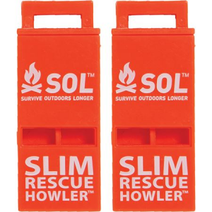 Adventure Medical Kits 0010 Adventure Medical Slim Rescue Howler Whistle - Orange 0140-0010