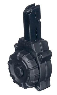 ProMag AR-15 9mm Luger Drum Magazine 30 Rounds Colt Pattern Polymer Black