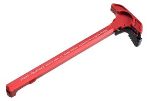 Strike SIARCHELRED AR Charging Handle with Extended Latch 7075 T6 Aluminum Red Hardcoat Andozied 708747544701