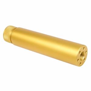 Guntec USA AR-15 Slip Over Fake Suppressor, .223 Cal, 1/2 X 28 Thread, Anodized Gold, 1326-GOLD 709016735240