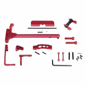 Guntec USA AR-15 Accent Kit, Anodized Red, ACC-KIT-RED 709016736490