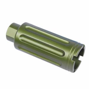 Guntec USA AR-15 Slim Line Cone Flash Can, Gen 2, Anodized Green, CONE-FH-S-GEN2-GREEN 709016736964