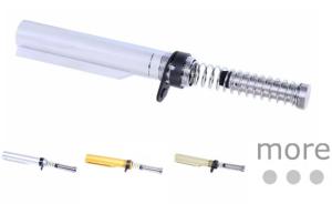 Guntec USA AR-15 Mil-Spec Buffer Tube Set, Gold Plated, MILTUBESET-GLD 709016737244