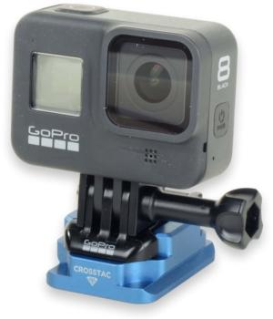 Crosstac GoPro Tripod Adapter, ARCA or 1/4-20, Blue, 135800