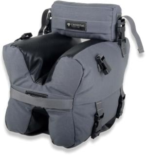 Crosstac X-Bag Shooting Bag with Pistol Rest, 1000D, Wolf Grey, 110075-GRY