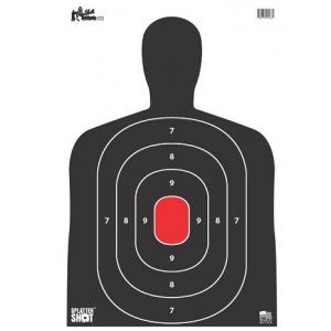 Pro-Shot 12x18 Silhouette Splatter Shot - 8 Pack PXSILH8PK