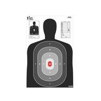 23in X 35in B27 Silh Tgt Pro Red Cen 5pk 709779902507