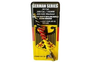 PRO SHOT .30 Cal. / 7.62mm / .300 Blk German Series HD Nylon Bristle Rifle Brush GS-30