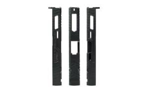 LanTac USA LLC Razorback Stripped Slide, Fits Gen 4 Glock 17, RMR Cut with Plate, DLC Finish, Black 01-GSS-GEN4-G17-LT 01-GSS-GEN4-G17-LT