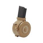 Iver Johnson AR-15 .223/5.56 50rd Polymer Drum - Tan MAGAR1550T