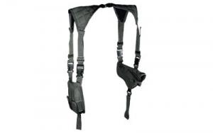 Leapers Deluxe Universal Horizontal Shoulder Holster Black PVCH170B