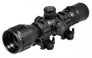 NEW Leapers UTG 3-9x32 CQB Bug Buster Rifle Scope, 1in, Mil-Dot, w/ Rings & Sunshade, Black, SCP-M392AOLWQ